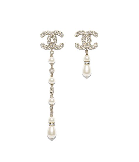 chanel pearls earrings|Chanel earrings official website.